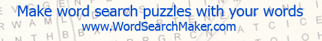 Word Search Maker Banner